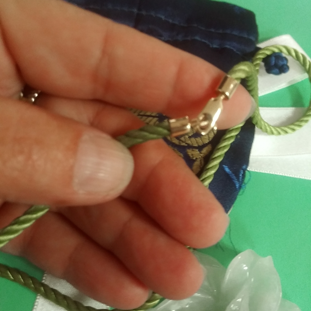 Solid Jade Necklace - image 2